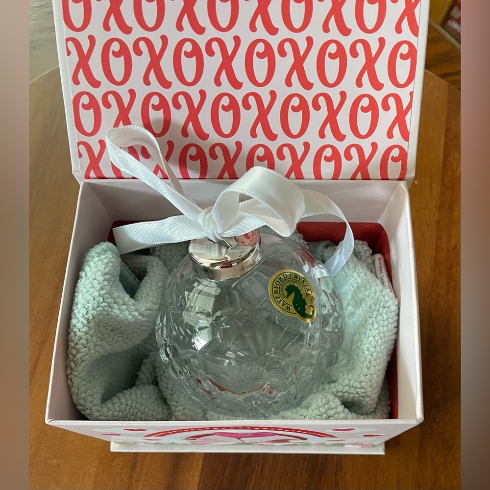 *EUC* WATERFORD 2001 Times Square Crystal Ornament-Hope for Abundance-10” X 3.5”